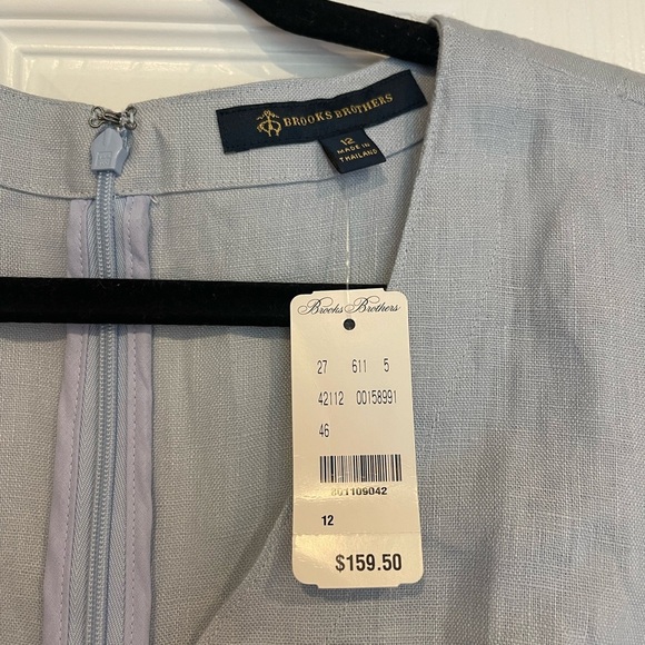 NWT Brooks Brothers Linen Shift Dress - Picture 8 of 11